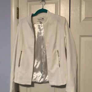 White dressy jacket